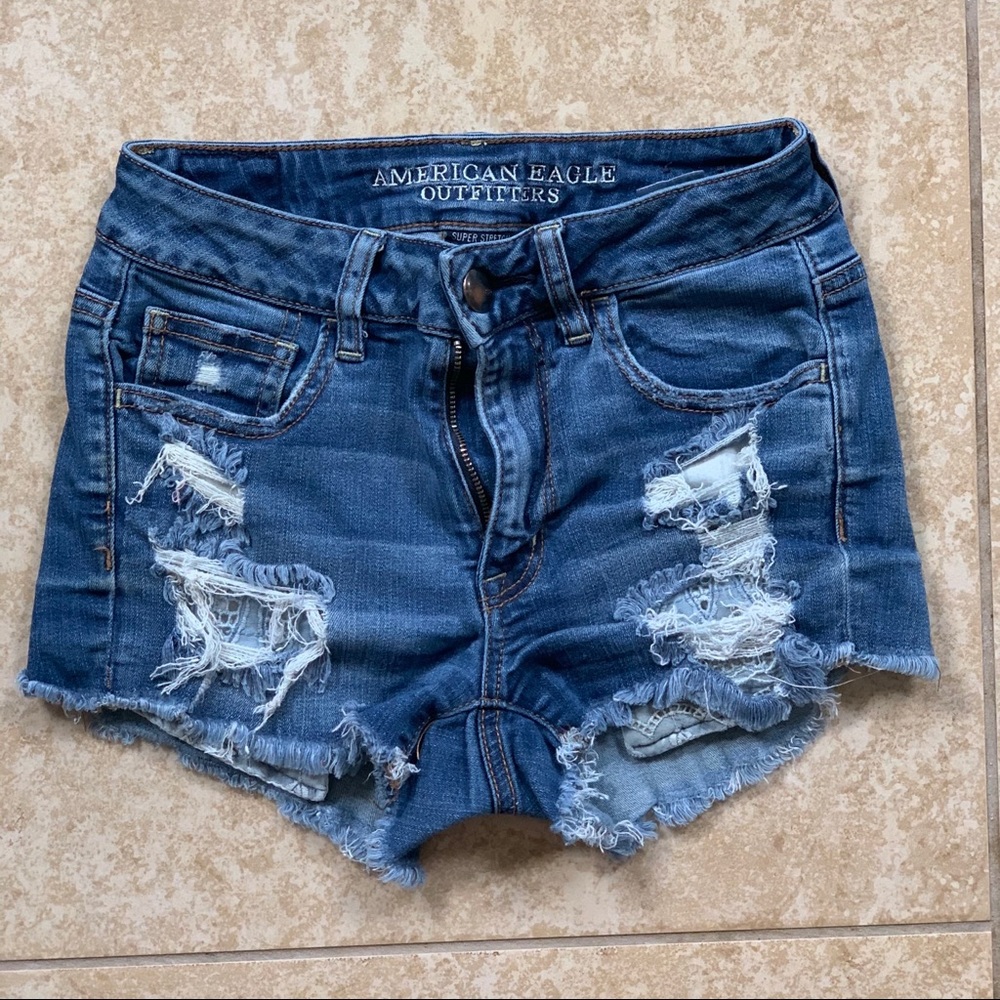Denim shorts!!